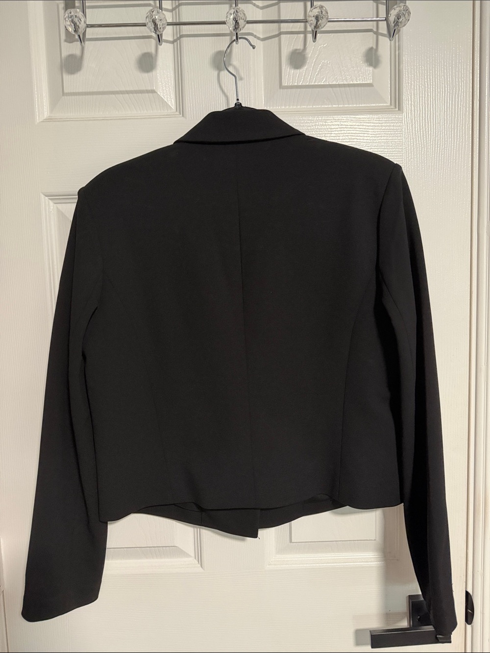 Michael Kors Black Women's Cropped Blazer Medium - Picture 3 of 6